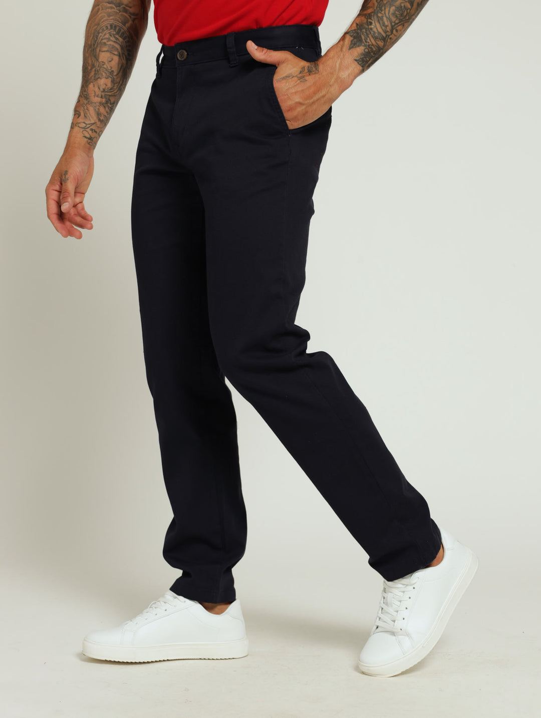 Slim Fit Chino - Navy