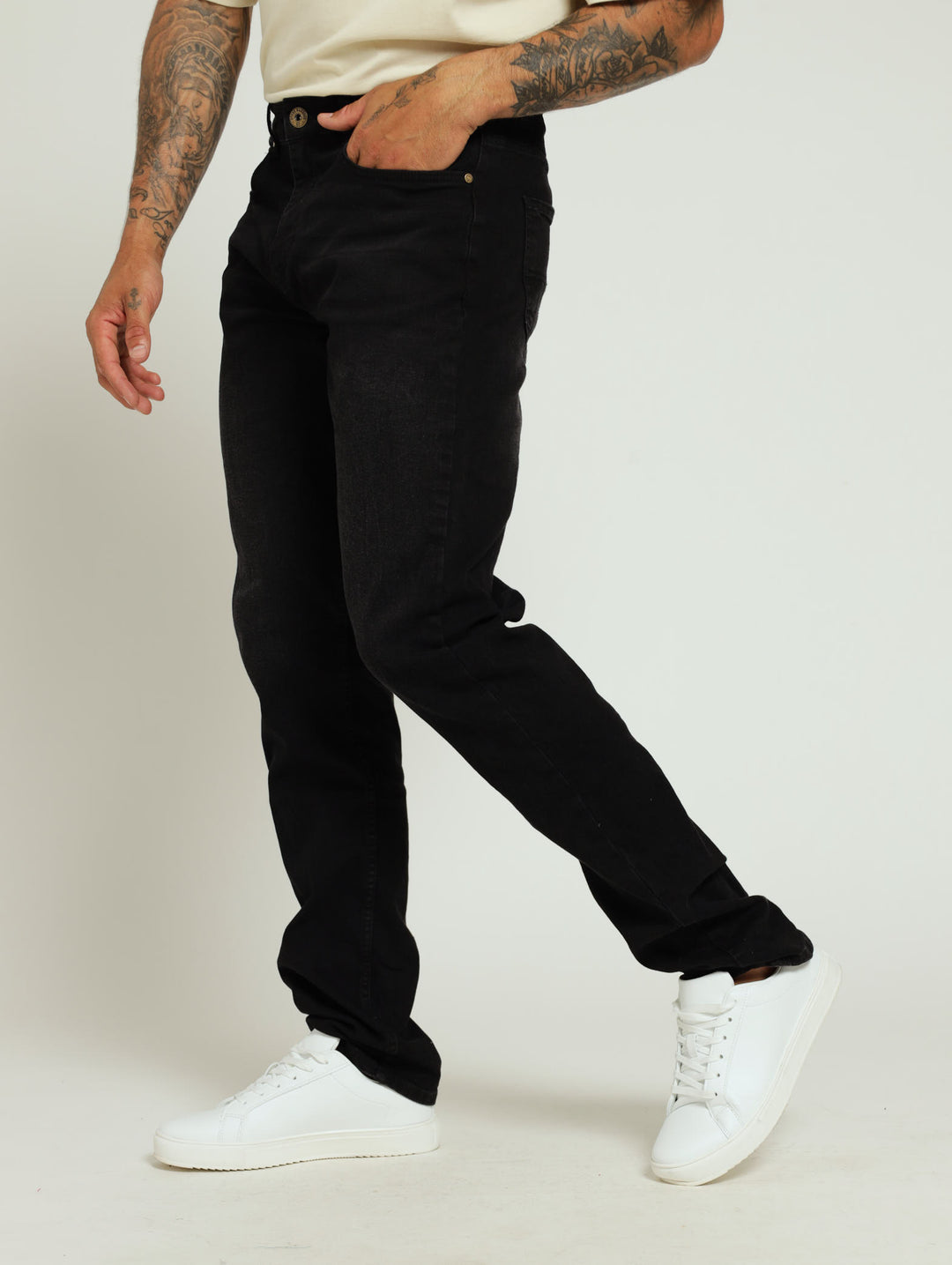 Slim Fit Denim Jean - Black