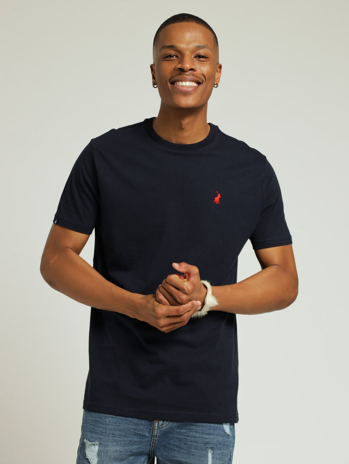 Lucus Crew Neck Tee - Navy