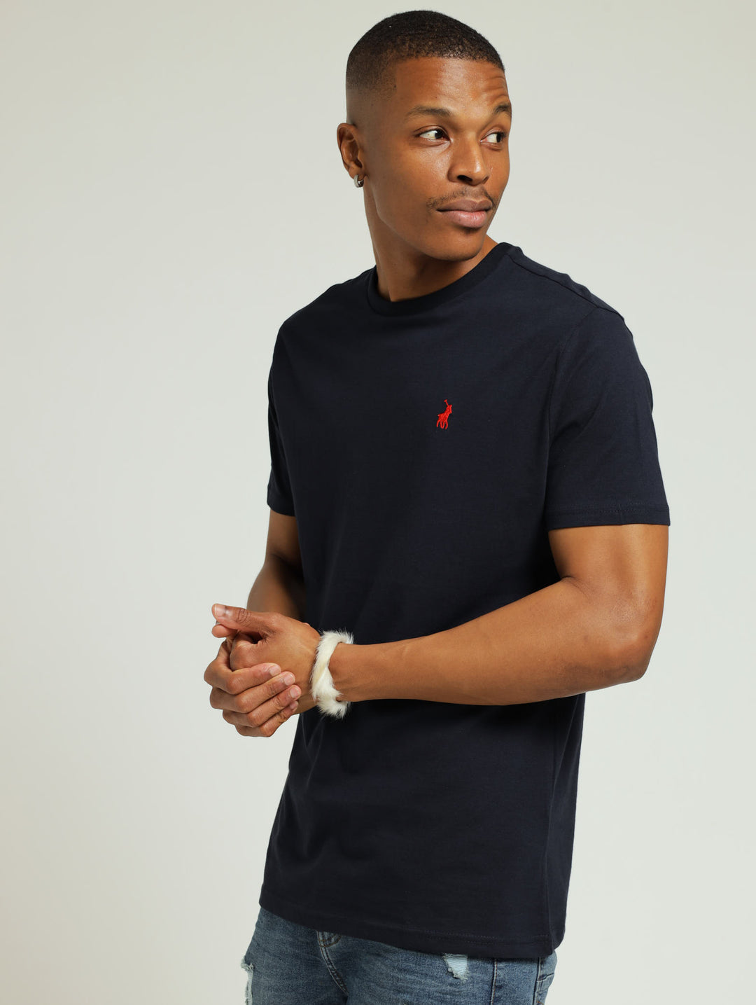 Lucus Crew Neck Tee - Navy