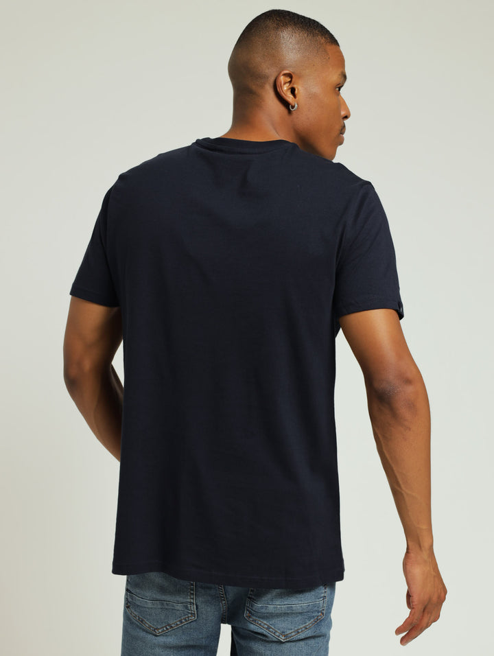 Lucus Crew Neck Tee - Navy