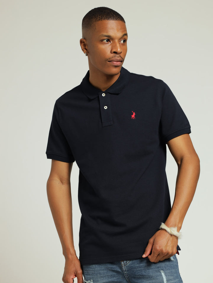 Core Carter Pique Golfer - Navy