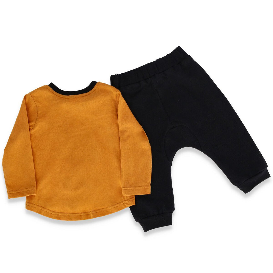 Baby Boys Snoopy Tee And Jogger Set - Black