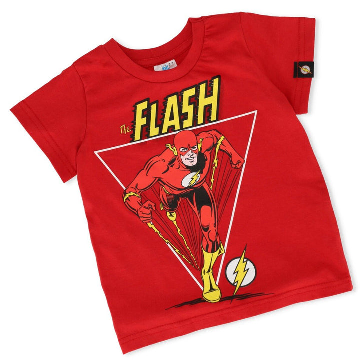 Pre-Boys Short Sleeve The Flash Tee - Red