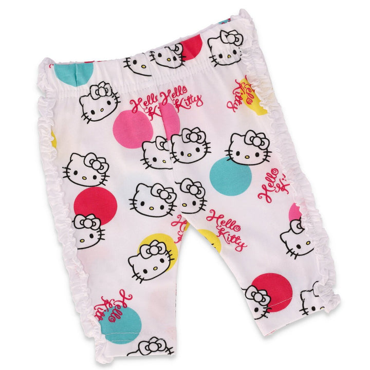 Baby Girls Printed Legging - White