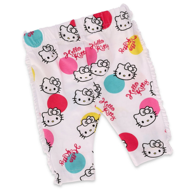 Baby Girls Printed Legging - White