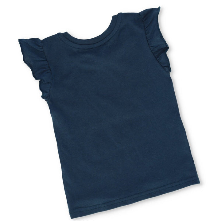 Pre-Girls Besties In Paris Tee - Navy