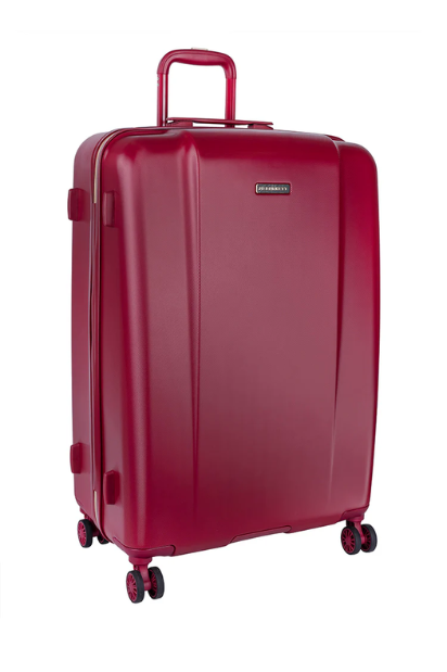 Nouveau 4-Wheel Trolley Case Luggage - Plum