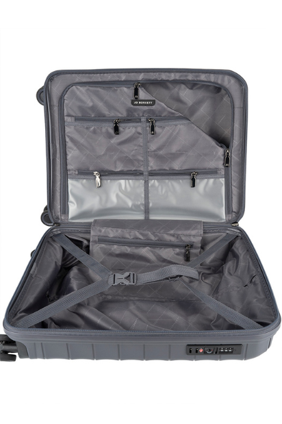 Onyx Trolley Case Luggage - Grey