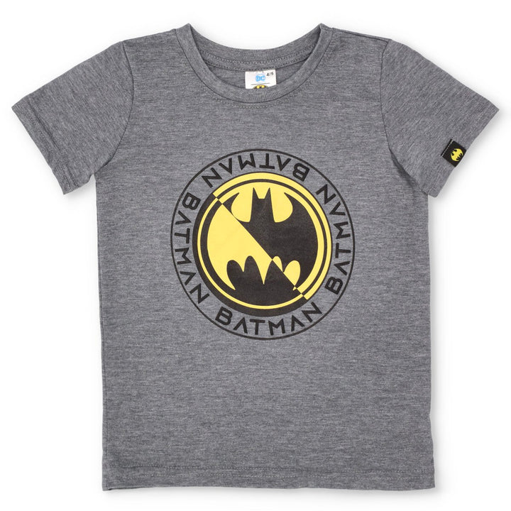 Pre-Boys Batman Tee - Charcoal Melange