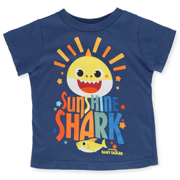 Baby Boys Baby Shark Sunshine Tee - Blue