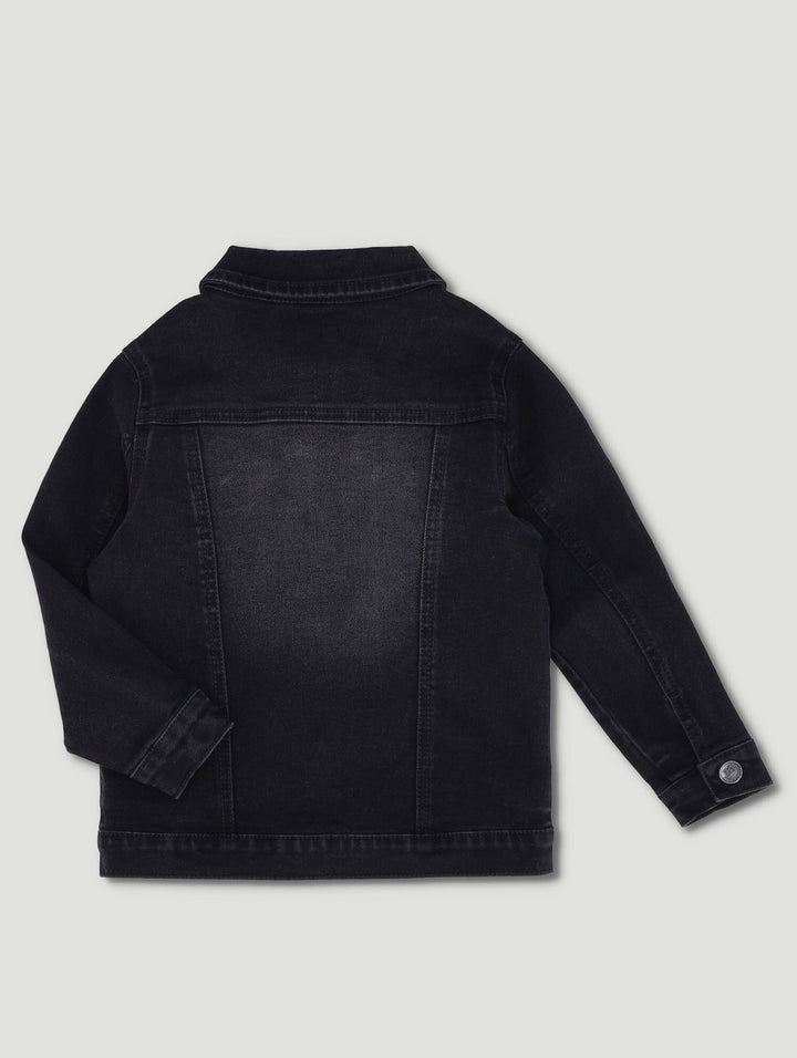 Pre-Boys Denim Jacket - Black