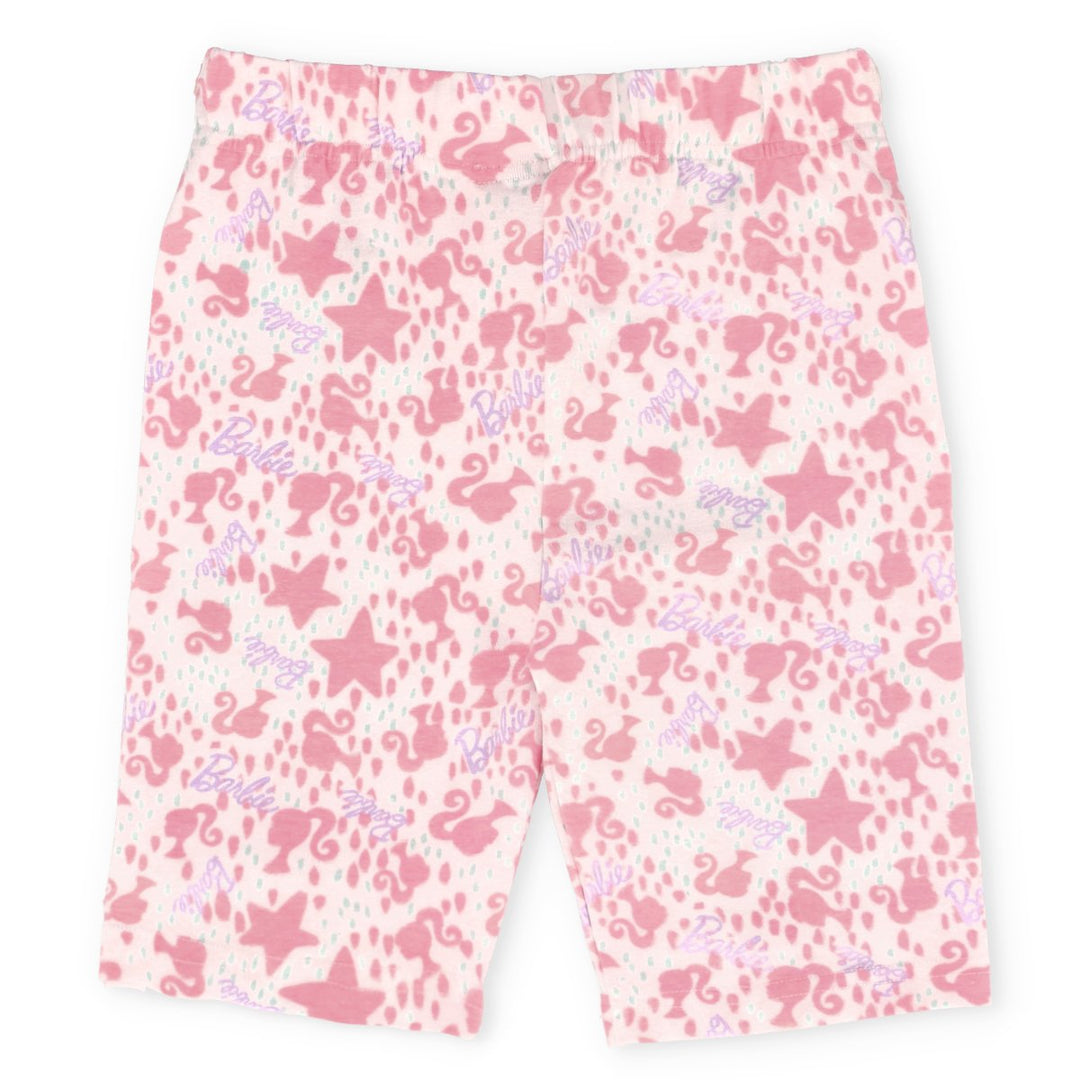 Pre-Girls Barbie Cycling Short - White