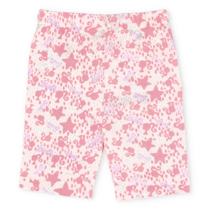 Pre-Girls Barbie Cycling Short - White