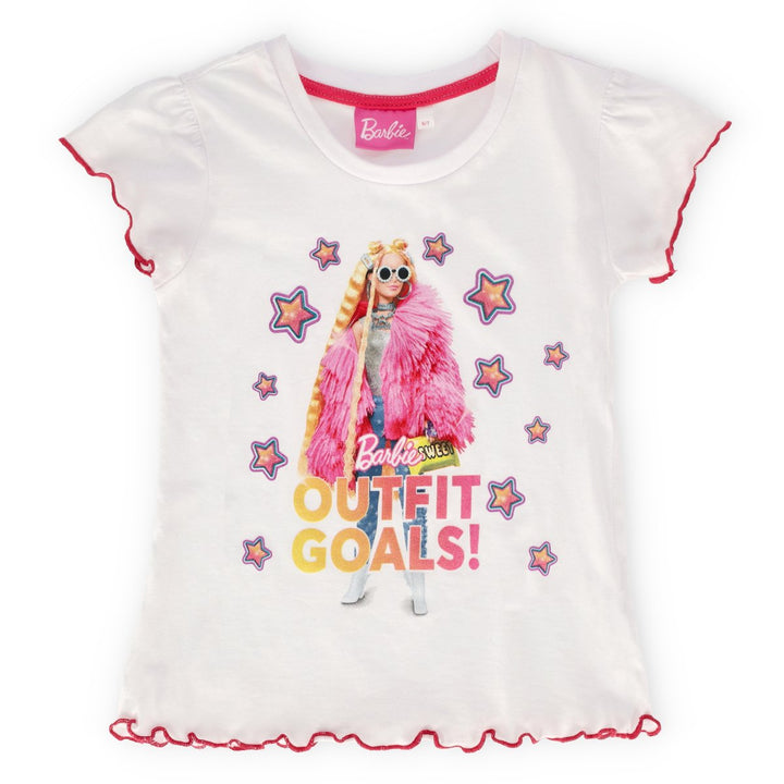 Pre-Girls Barbie Basic Tee - White