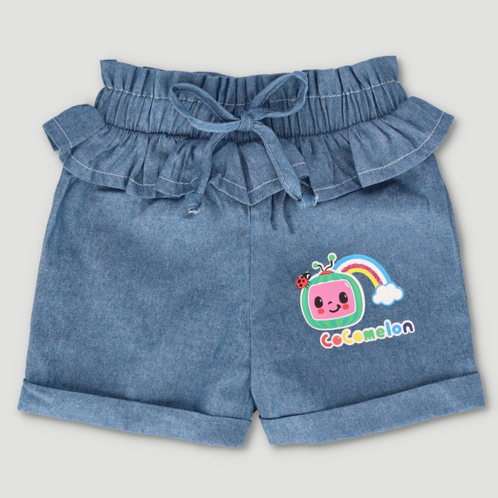 Girls Cocomelon Short - Denim