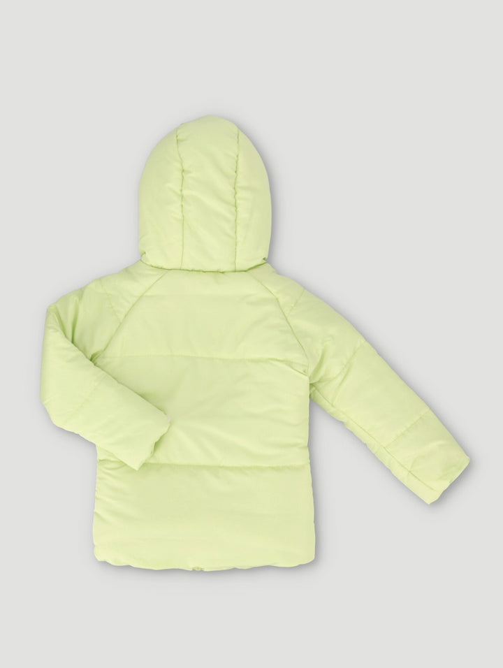 Pre-Girls Butterfly Core Puffer Jacket - Green