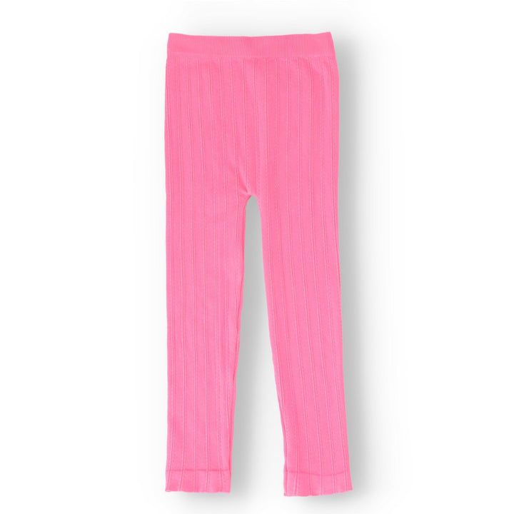 Pre-Girls Cable Knit Legging - Pink