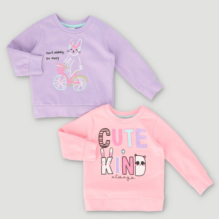 2 Pack Fleece Top - Pink