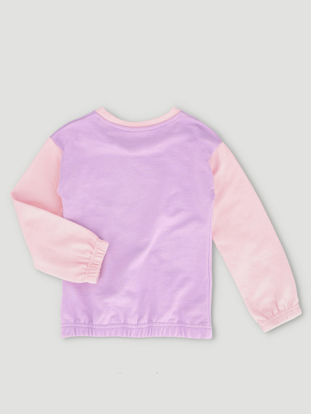 Pre-Girls Barbie Colourblock Crew Neck Top - Pink