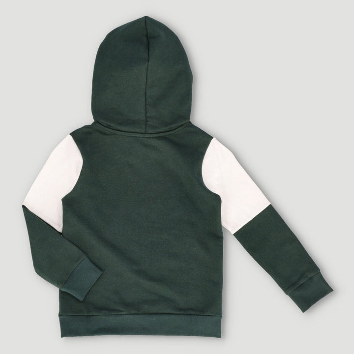 Jurassic Hoody Brushed Fleece - Dark Green