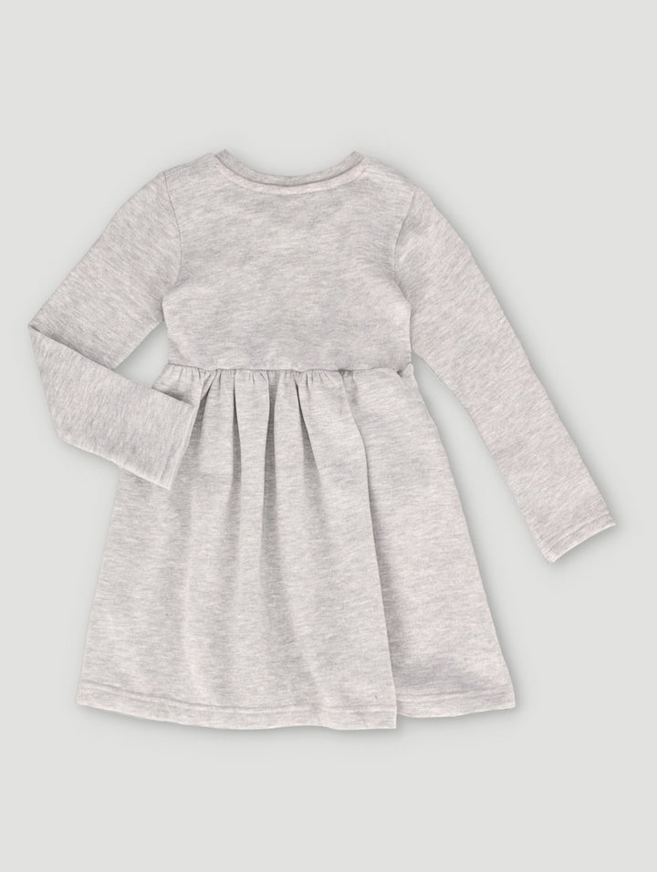 Pre-Girls Hello Kitty Fleece Dress - Grey