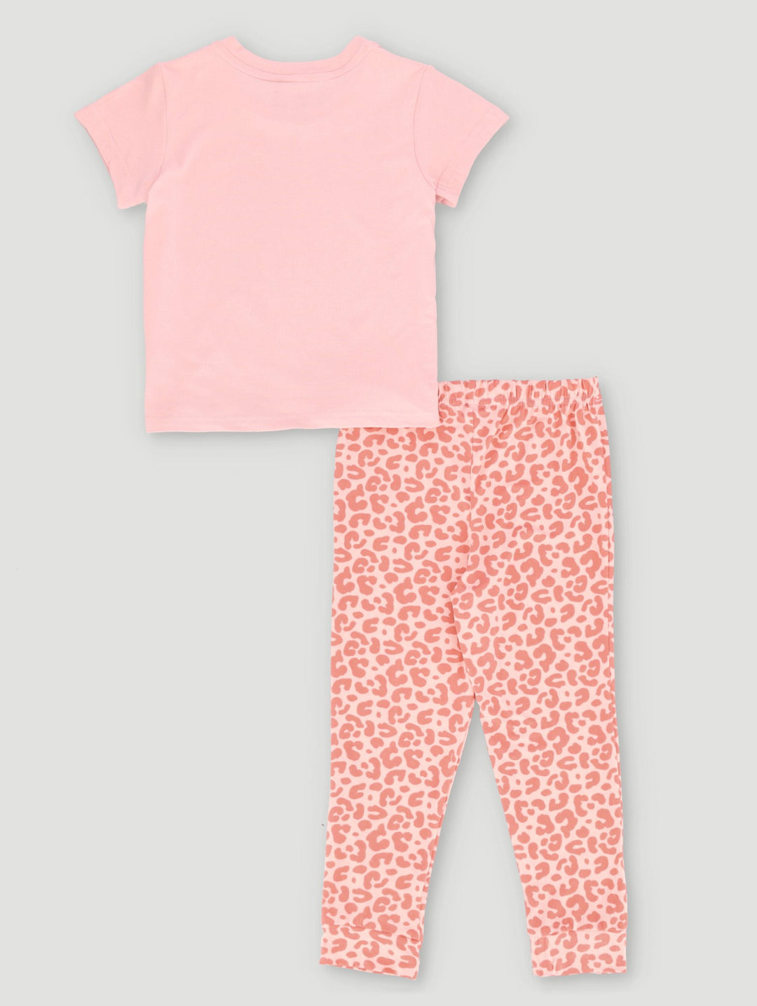 Pre-Girls Animal Print Ditsy Sleepset - Pink