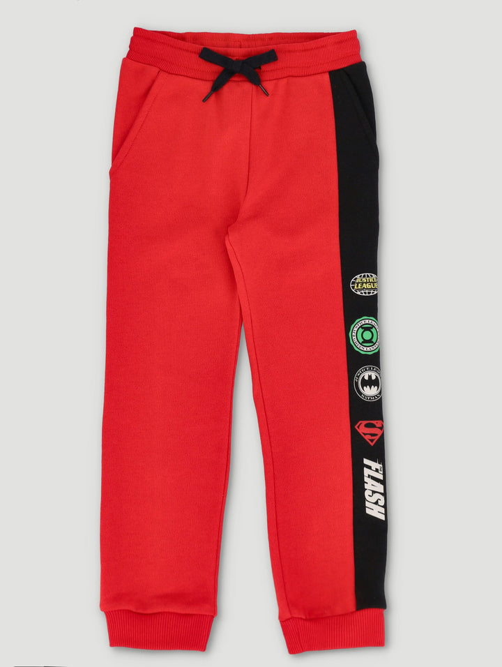 Pre-Boys Justice League Joggers - Red