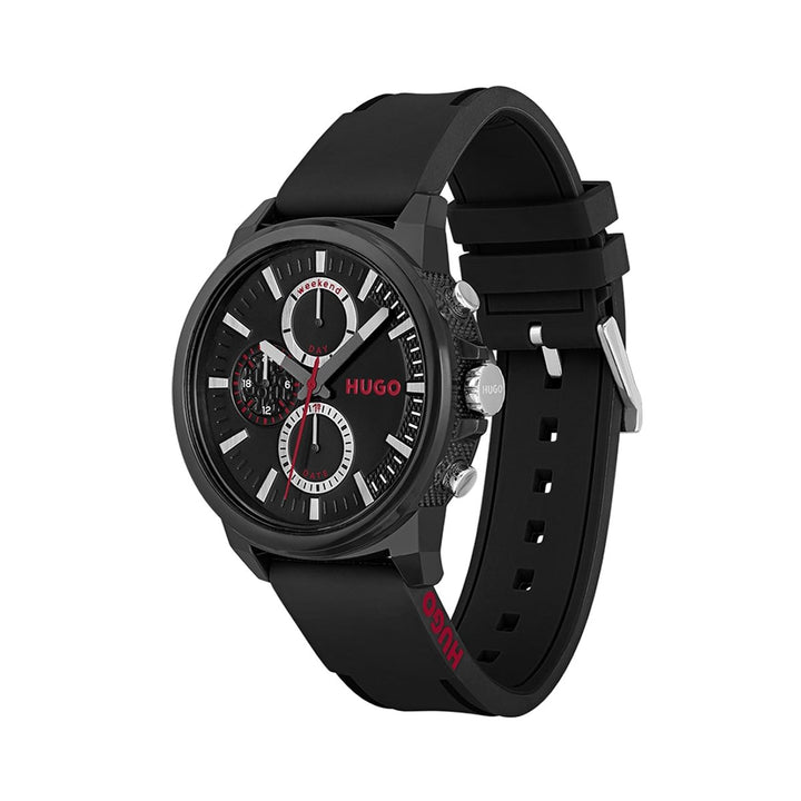 #Relax 45Mm Watch With Black Case And Black Dial
