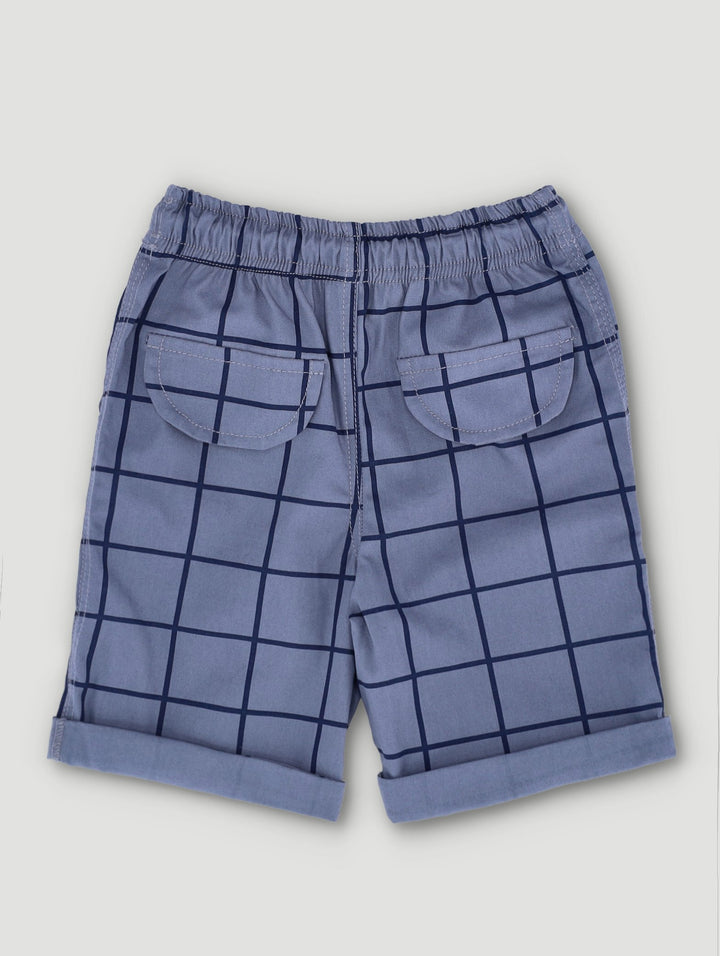 Pre-Boys Roll Up Short - Blue