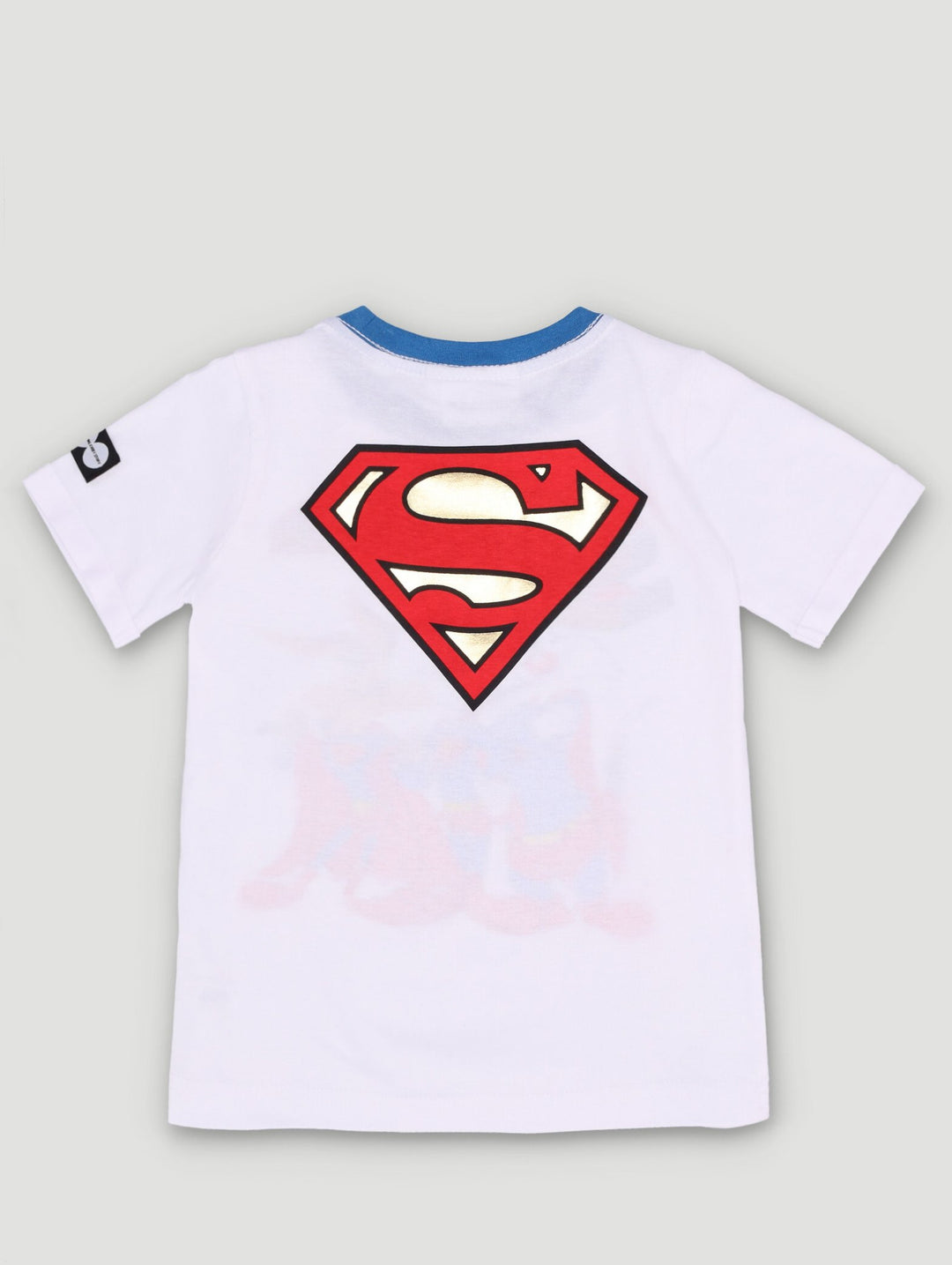 Pre-Boys Superman Looney Fashion Tee - White