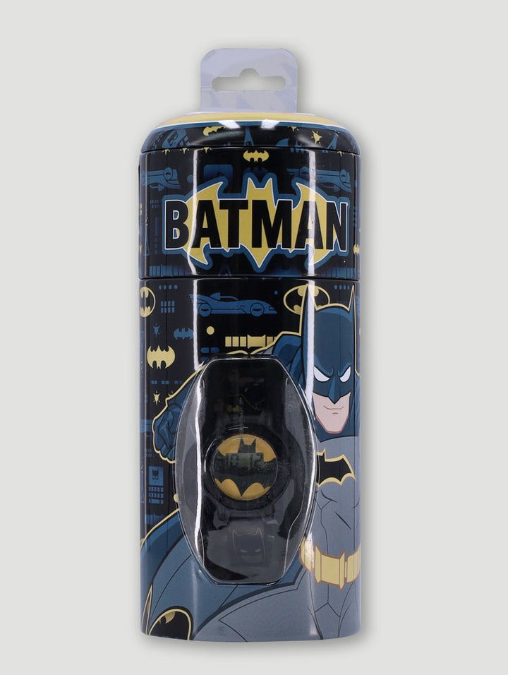 Pre-Boys Batman Tin Watch Set - Black