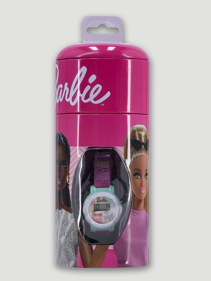 Pre-Girls Barbie Tin Watch Set - Pink