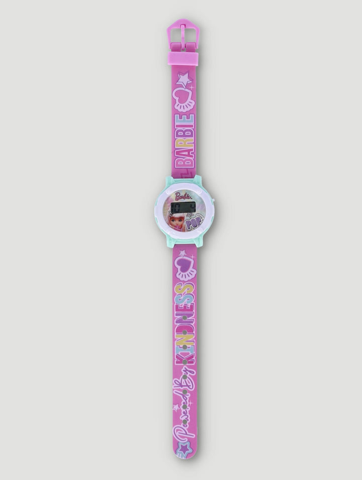 Pre-Girls Barbie Tin Watch Set - Pink