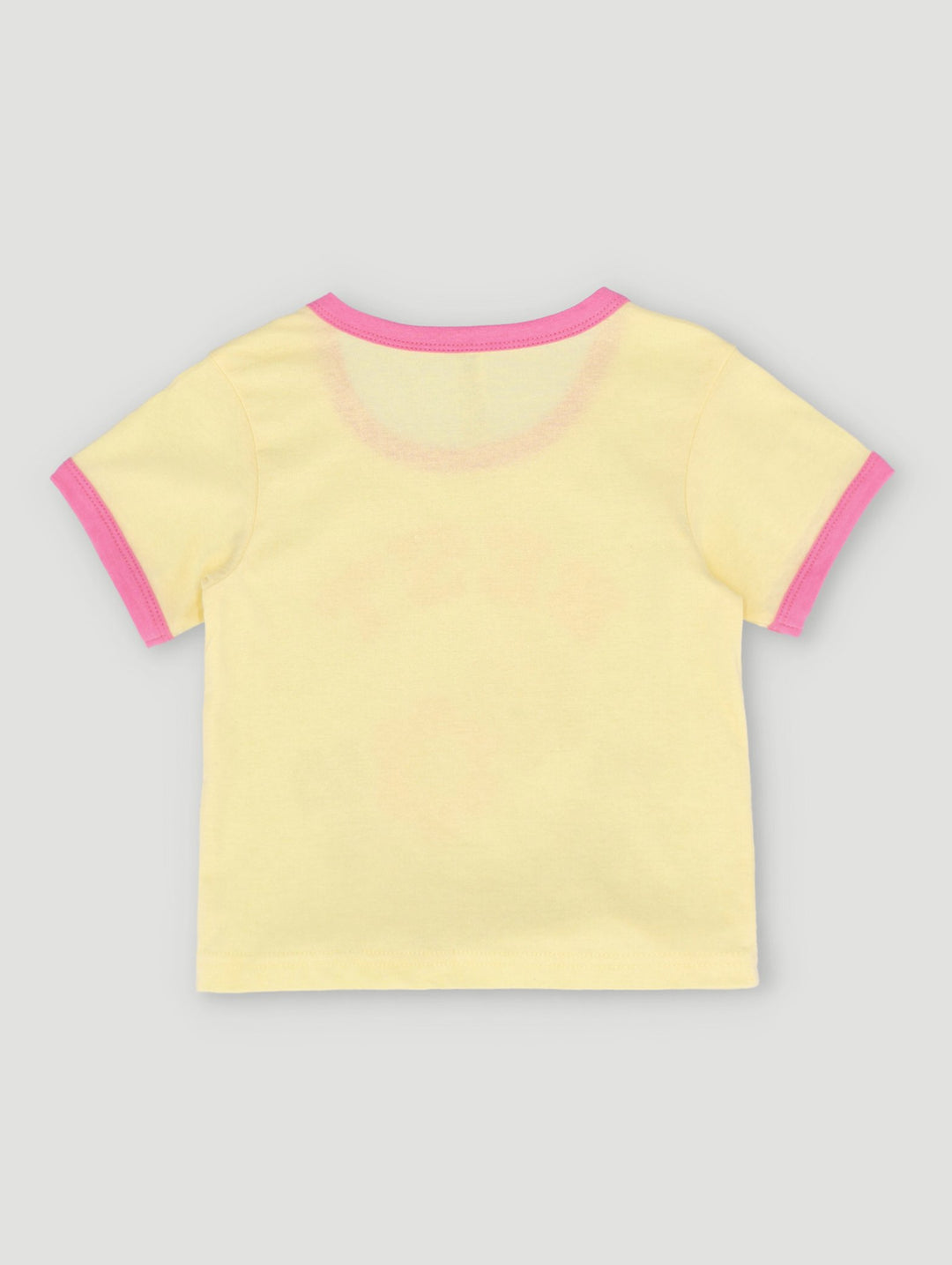 Pre-Girls Best Friends Print Tee - Pastel Yellow