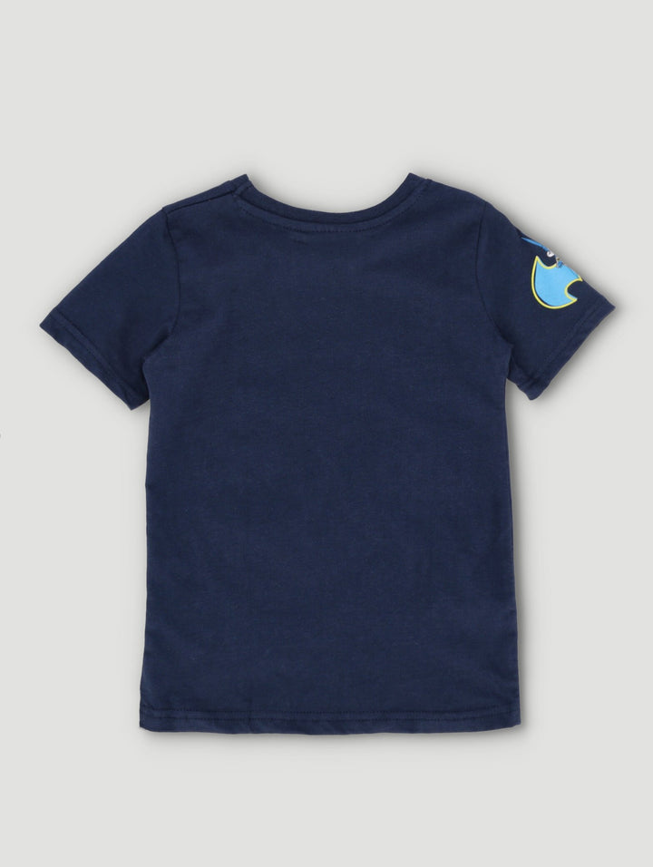 Pre-Boys Looney Batman Tee - Navy