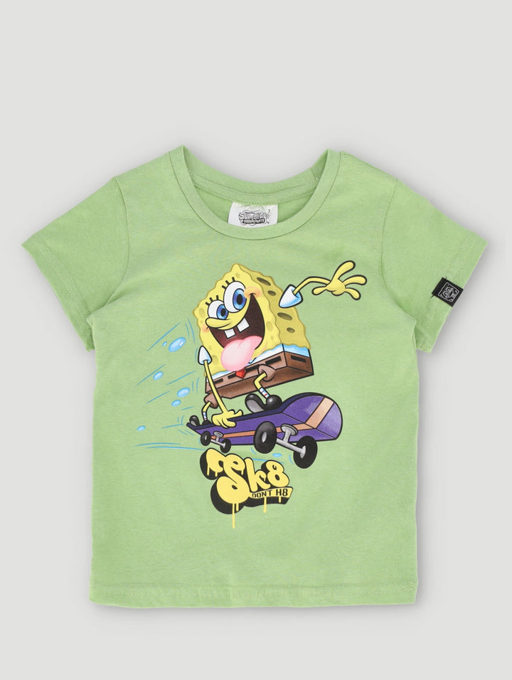 Pre-Boys Spongebob Tee - Green