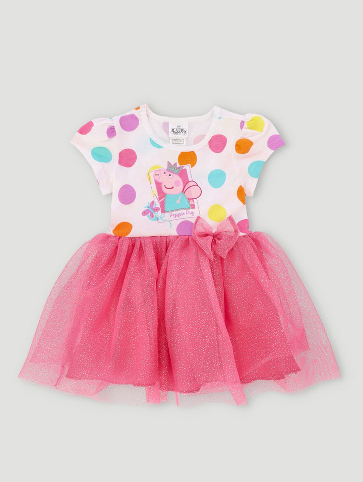 Baby Girls Peppa Pig Tuille Dress - Pink