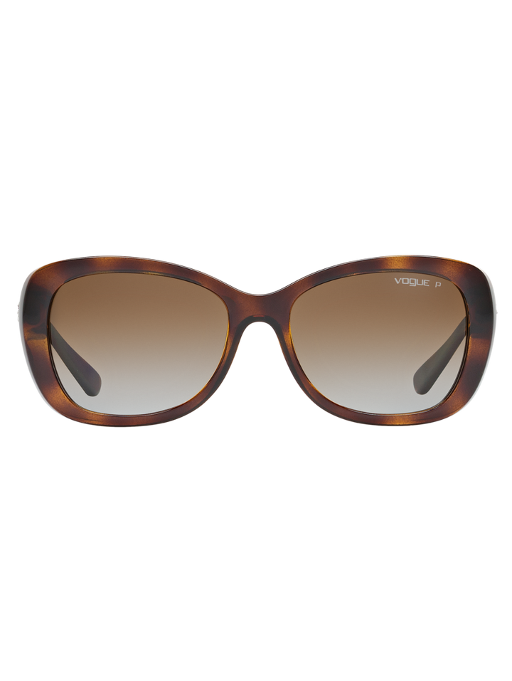 Vogue Brown Gradient Polarized Sunglasses