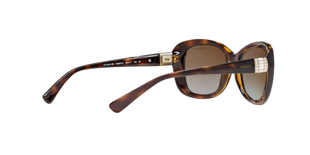 Vogue Brown Gradient Polarized Sunglasses