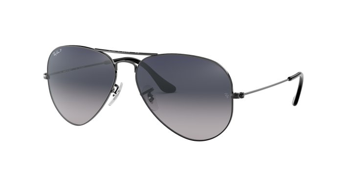 Ray-Ban Aviator Blue/Grey Gradient Polarized Sunglasses