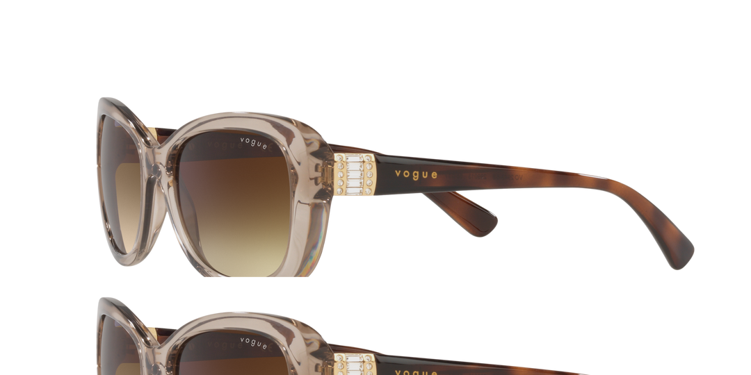 Vogue Brown Gradient Sunglasses