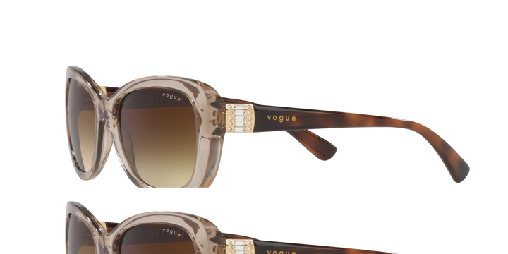 Vogue Brown Gradient Sunglasses