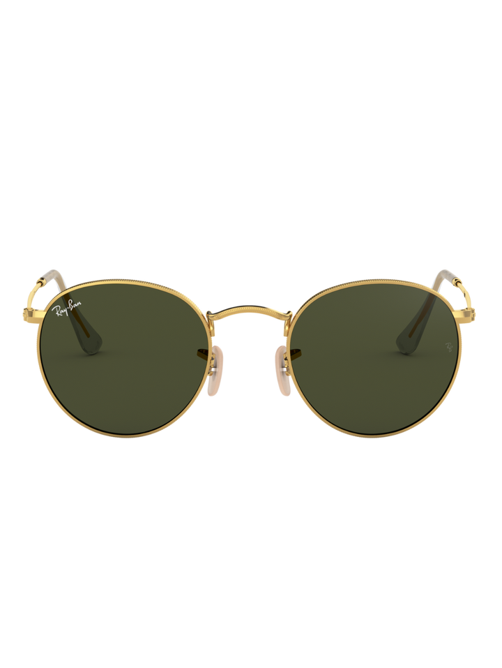 Ray-Ban Round Metal Green Sunglasses