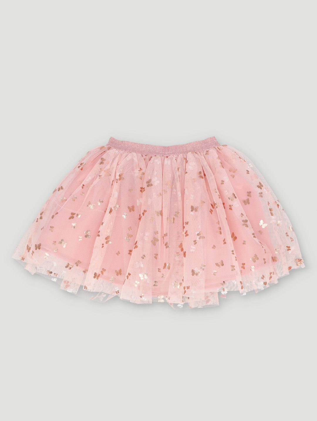 Pre-Girls Sequins Tutu Skirt - Peach