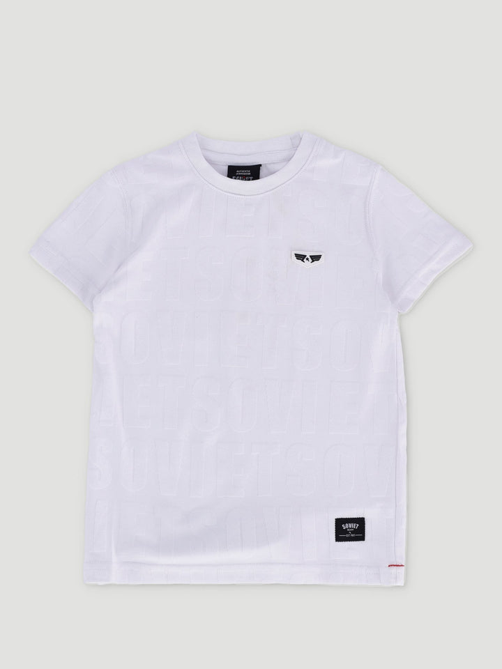 Pre-Boys Crew Tee - White