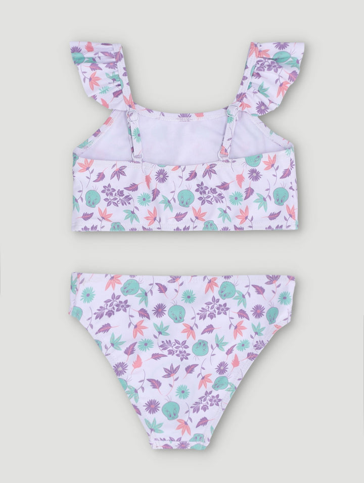 Pre-Girls Tweety Bird Swimsuit