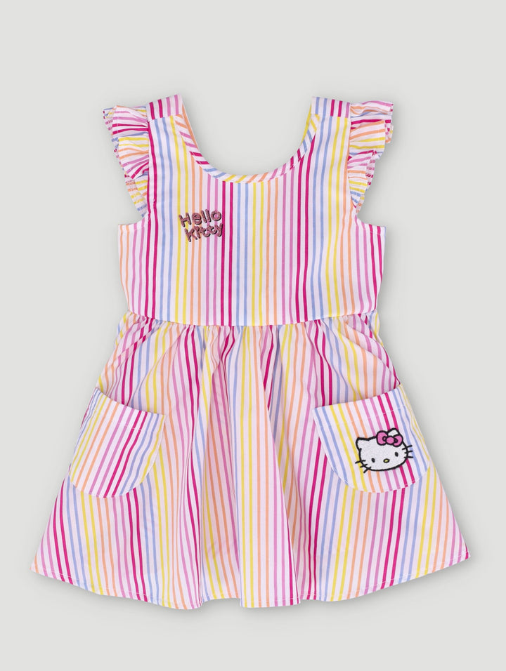 Baby Girls Stripe Poplin Dress