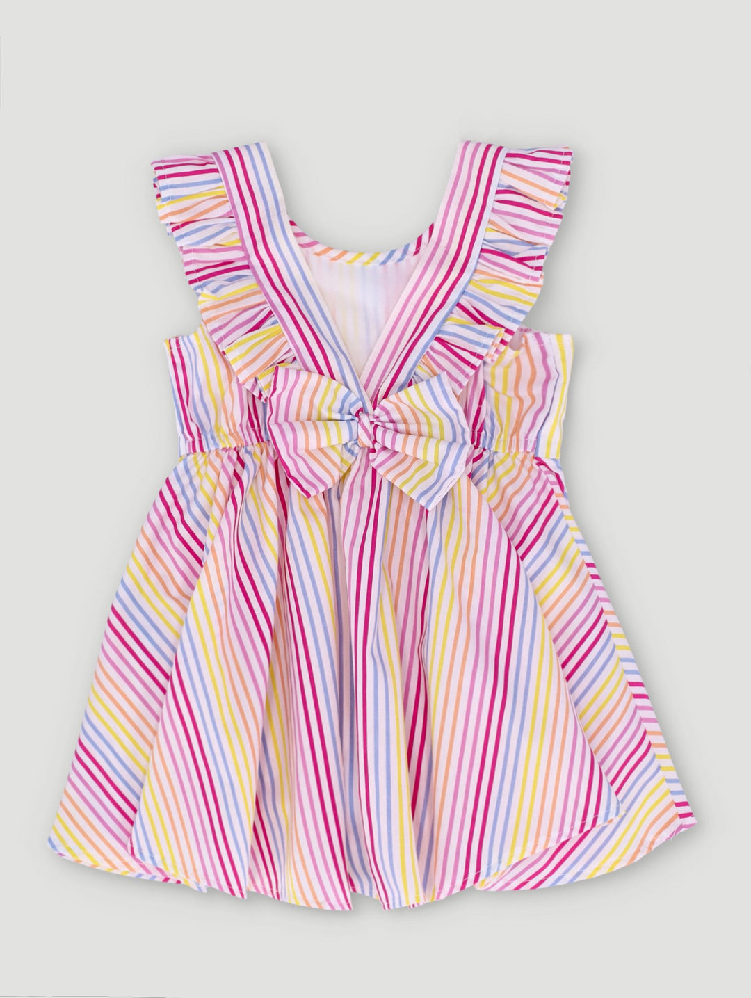 Baby Girls Stripe Poplin Dress