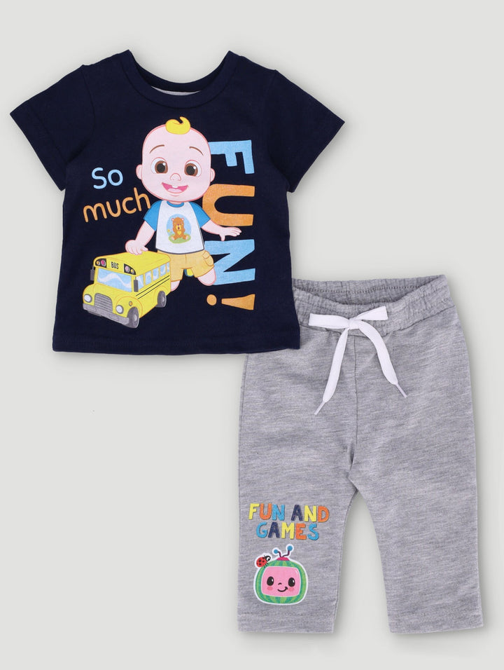 Baby Boys Cocomelon Tee & Jogger Set - Blue